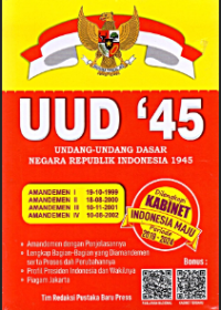 Image of UUD '45 Undang-Undang Dasar Negara Republik Indonesia 1945