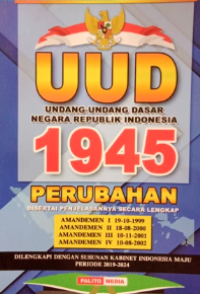 Image of UUD (Undang-Undang Dasar) 1945 Amandemen